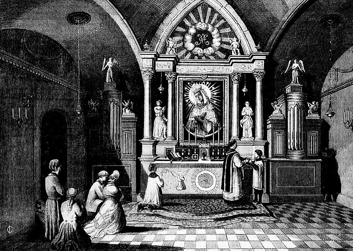 Ostra Brama wnętrze