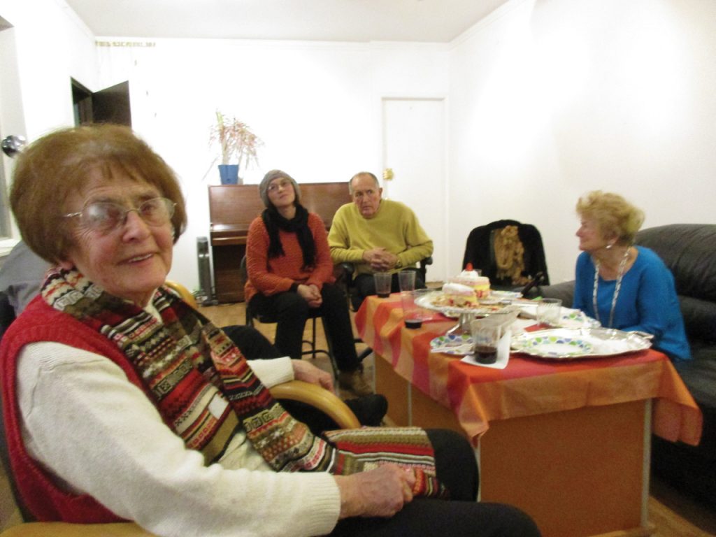 Jagoda Przybylak z przyjaciółmi w redakcji Kuriera Plus